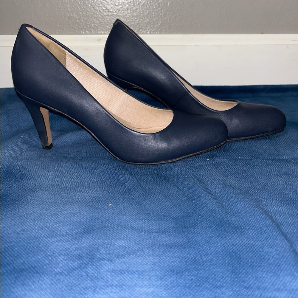 Chic Navy Blue Women's Heels